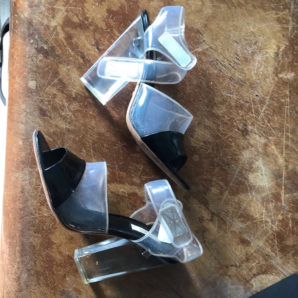 PRADA PLASTIC HEELS